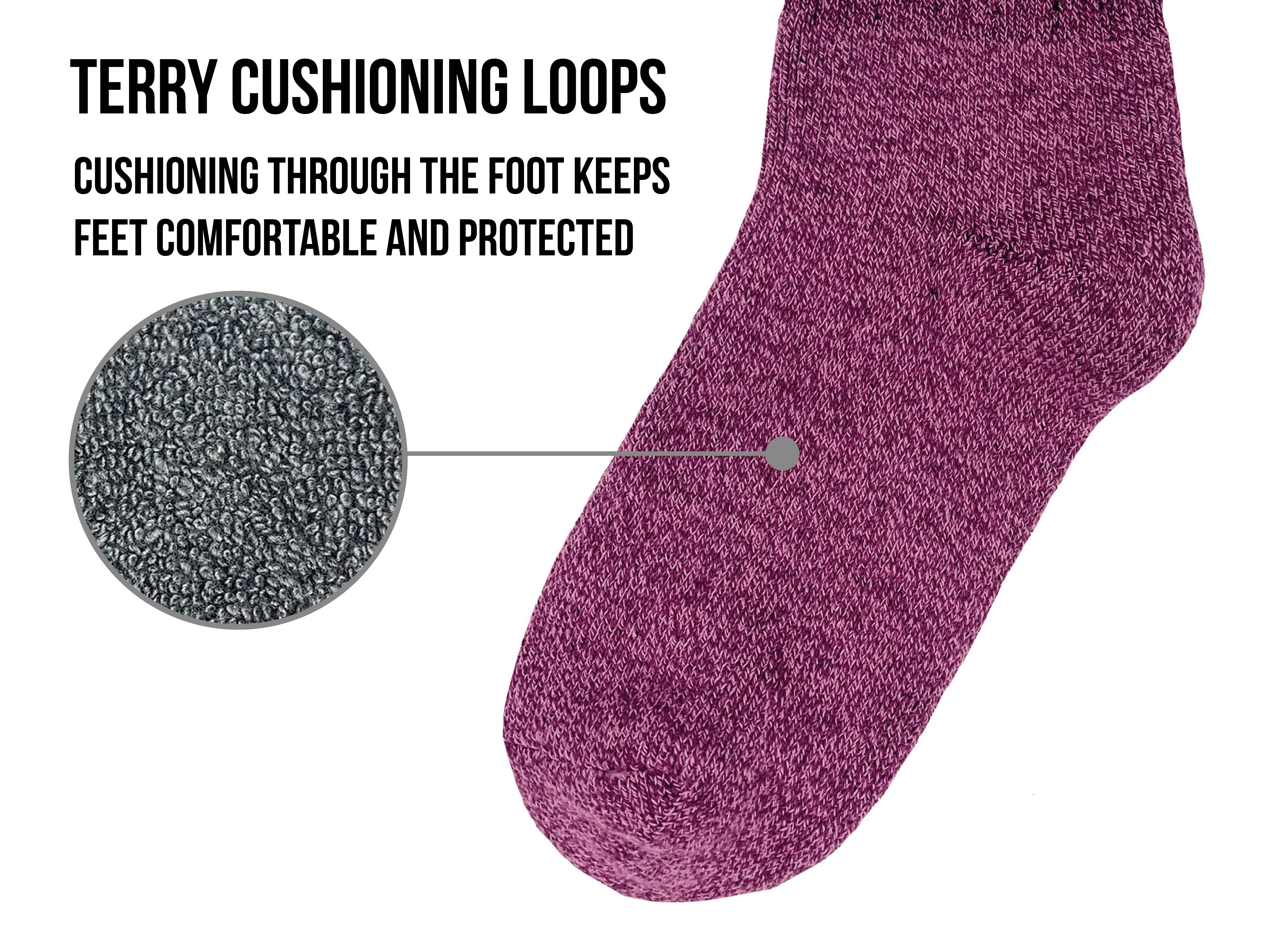 Bramble - Ladies All Terrain Socks with Biome Linseed | 3 Pairs - Image 3