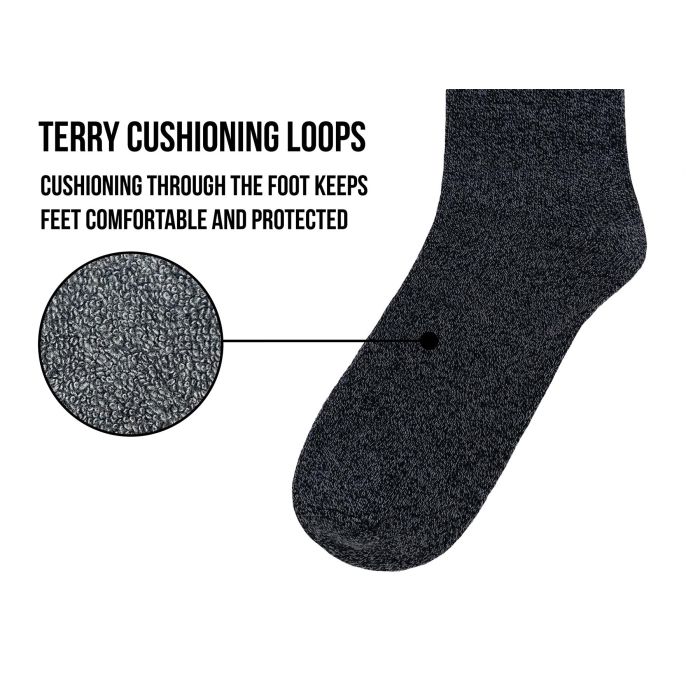 Bramble Mens Docks All Terrain Socks 3PK Mixed 6-11 - Image 3