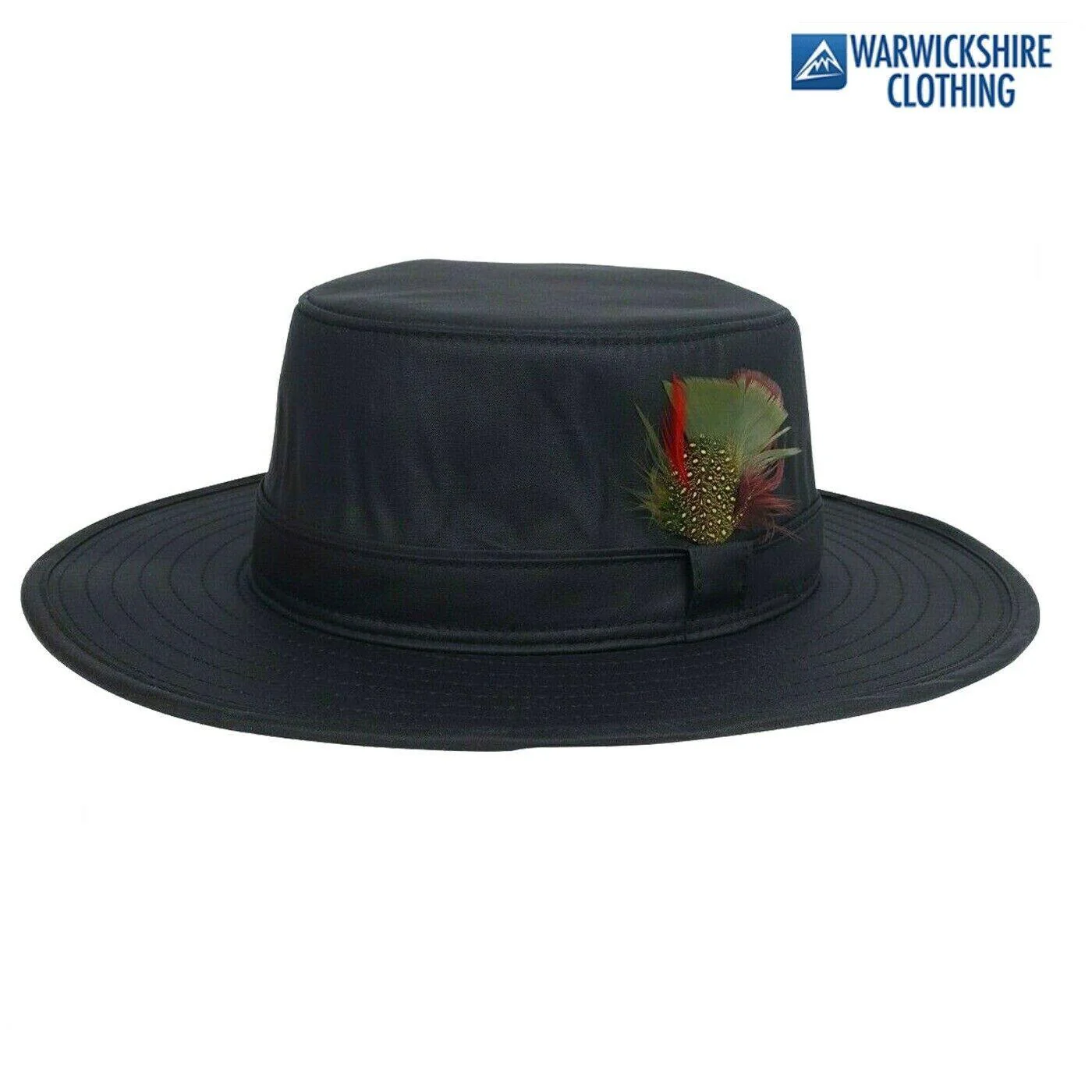Wax Cotton Fedora Outback Bush Hat Waterproof Sun Rain Wide Brim - Image 4