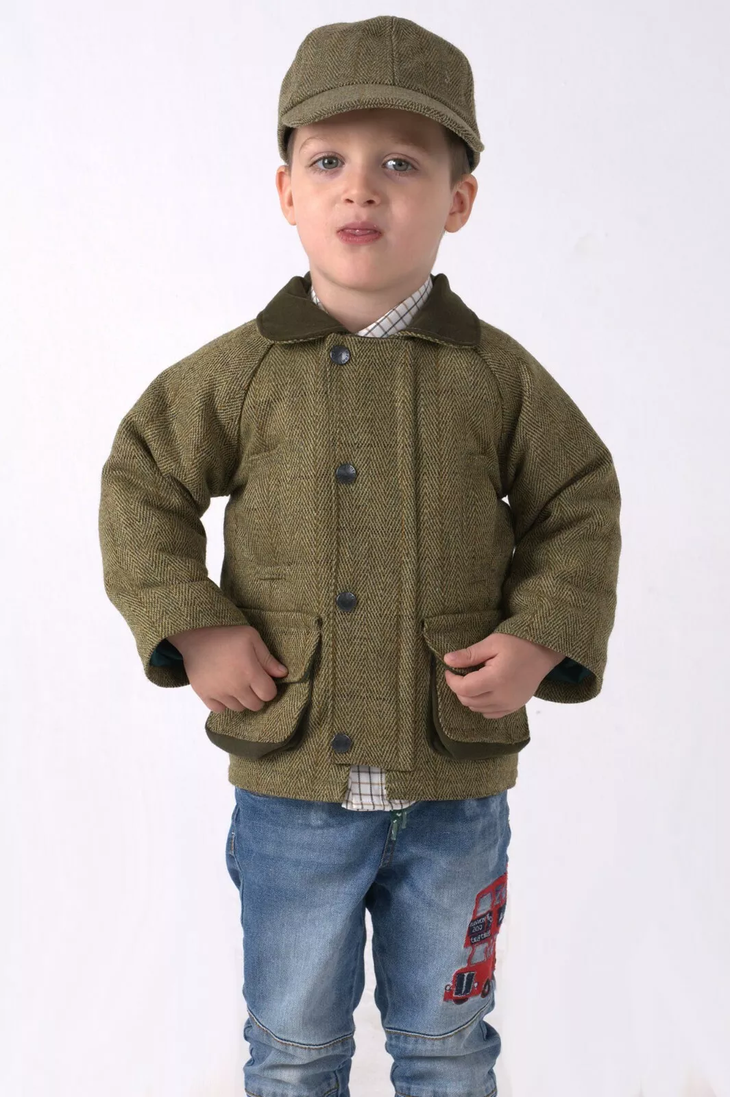 Bronte Kids Unisex Tweed Racing Jacket – Timeless Country Elegance