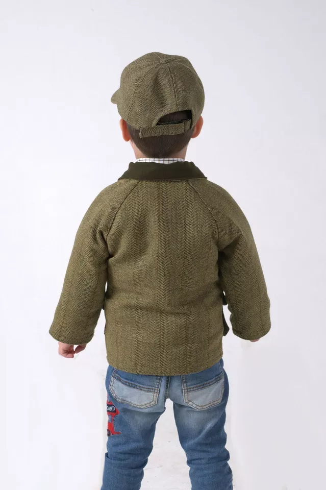 Bronte Kids Unisex Tweed Racing Jacket – Timeless Country Elegance - Image 2