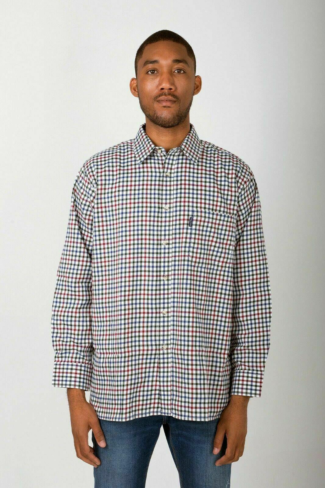Champion Mens Long Sleeve Check Shirt - Highclere - Image 29