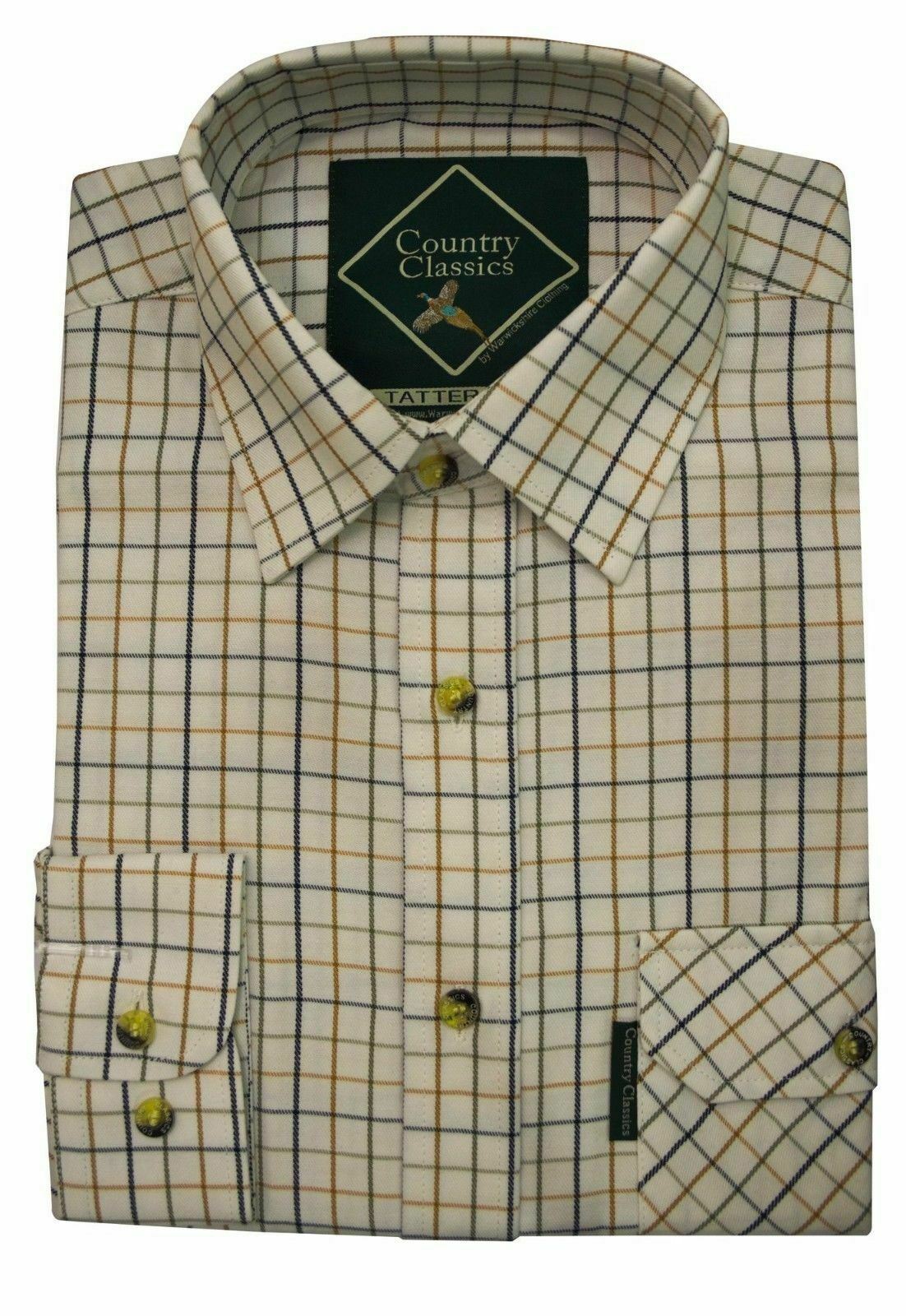 Champion Mens Long Sleeve Check Shirt - Highclere - Image 4