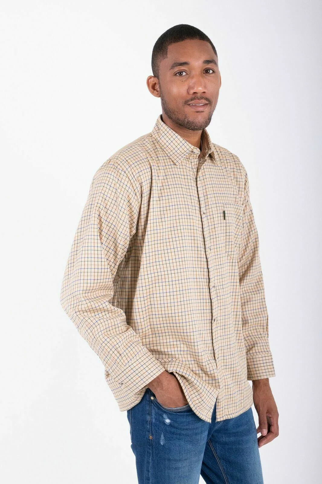 Champion Mens Long Sleeve Check Shirt - Highclere - Image 9