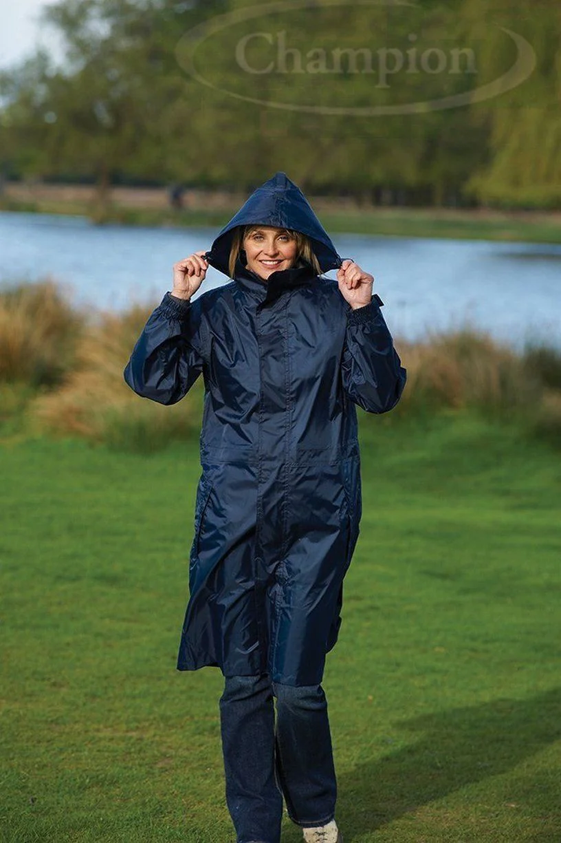 Champion Unisex Storm Waterproof Breathable Knee Long Coat - Image 3