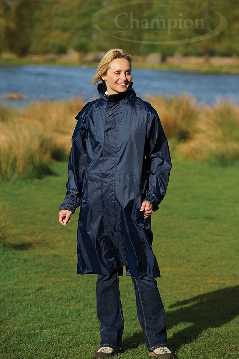 Champion Unisex Storm Waterproof Breathable Knee Long Coat - Image 4