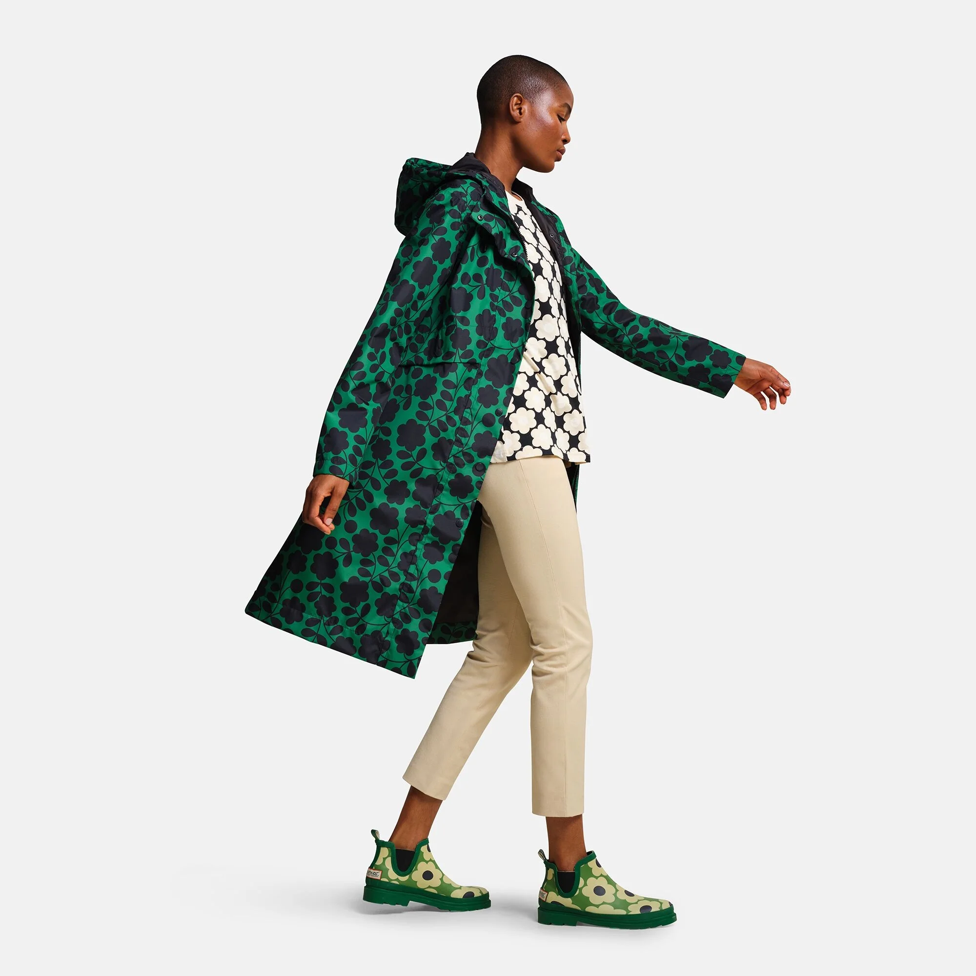 Regatta Womens Orla Kiely Waterproof Mac Jacket - Image 3