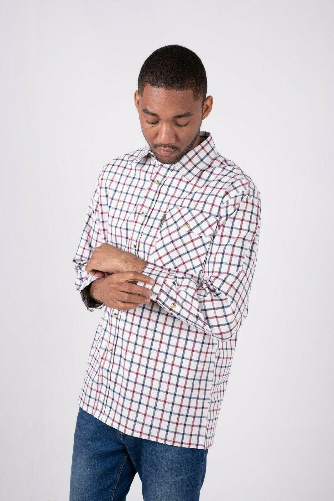 Country Classics Mens Long Sleeve Check Shirt - Ascot - Image 3