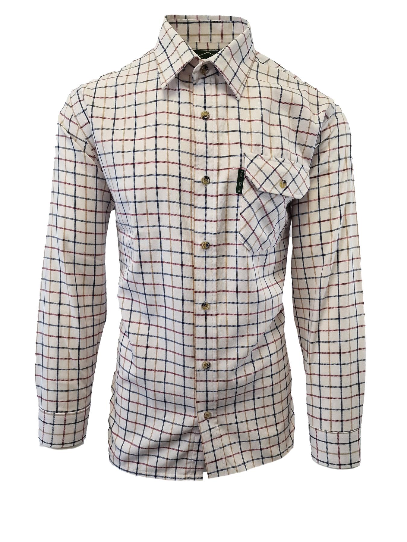 Country Classics Mens Long Sleeve Check Country Shirt - Kelso - Image 7