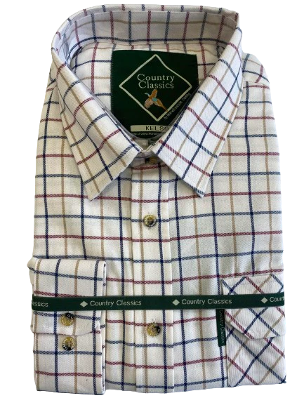Country Classics Mens Long Sleeve Check Country Shirt - Kelso - Image 8