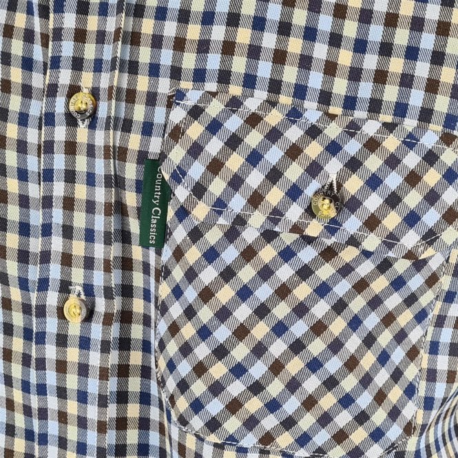 Country Classics Mens Short Sleeve Check Shirt - Highclere - Image 4