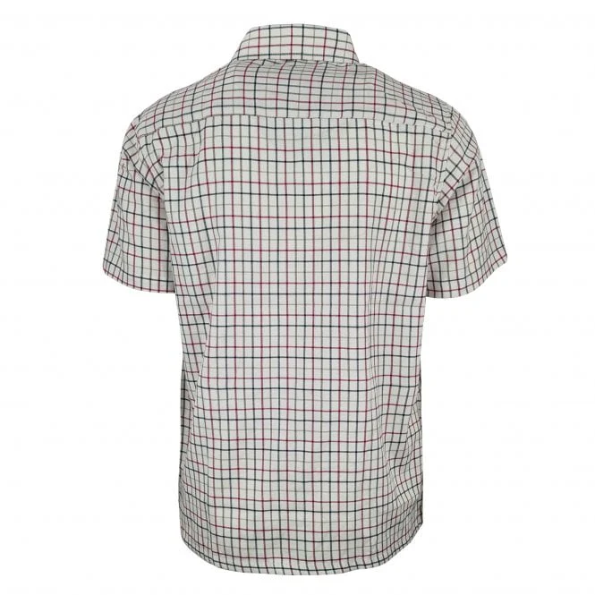 Country Classics Mens Short Sleeved Check Shirt - Beaver Red - Image 3