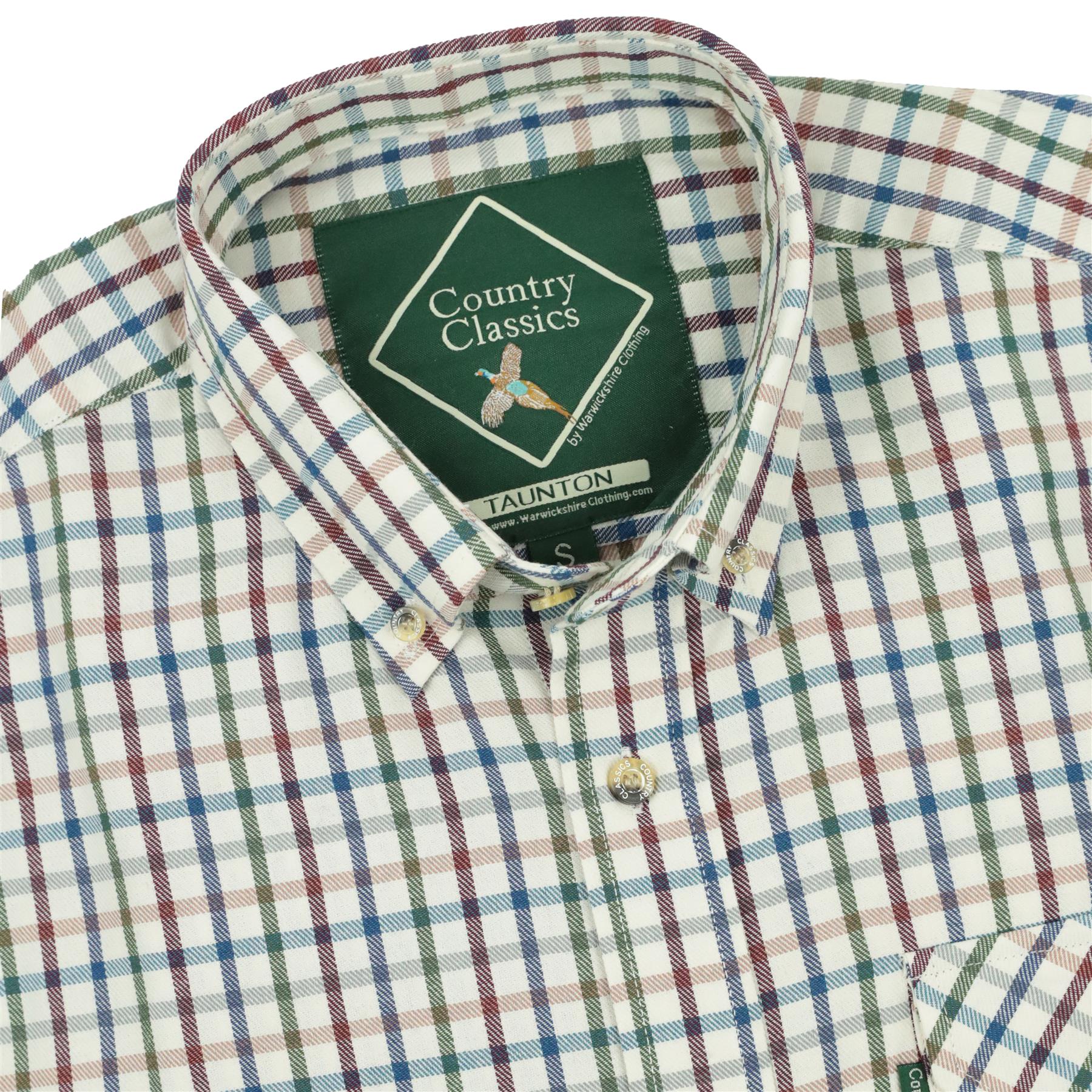 Country Classics Mens Long Sleeve Buttoned Down Collar Shirt - Taunton Blue - Image 11