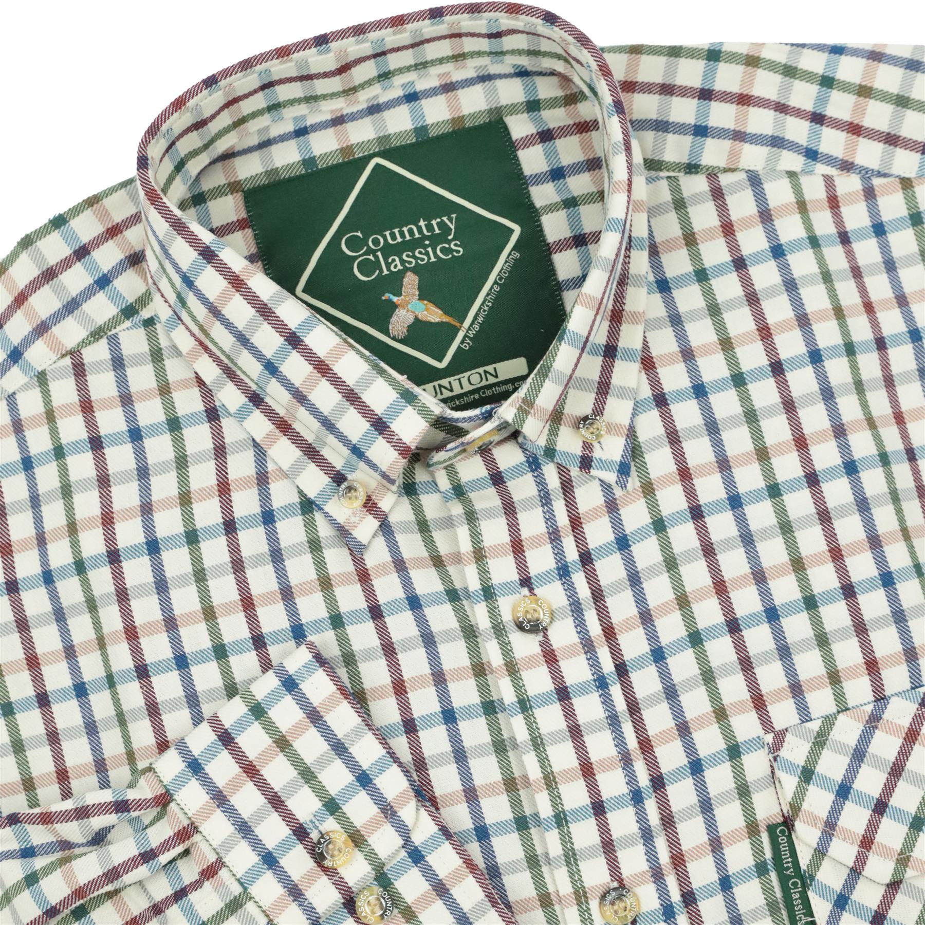 Country Classics Mens Long Sleeve Buttoned Down Collar Shirt - Taunton Blue - Image 14