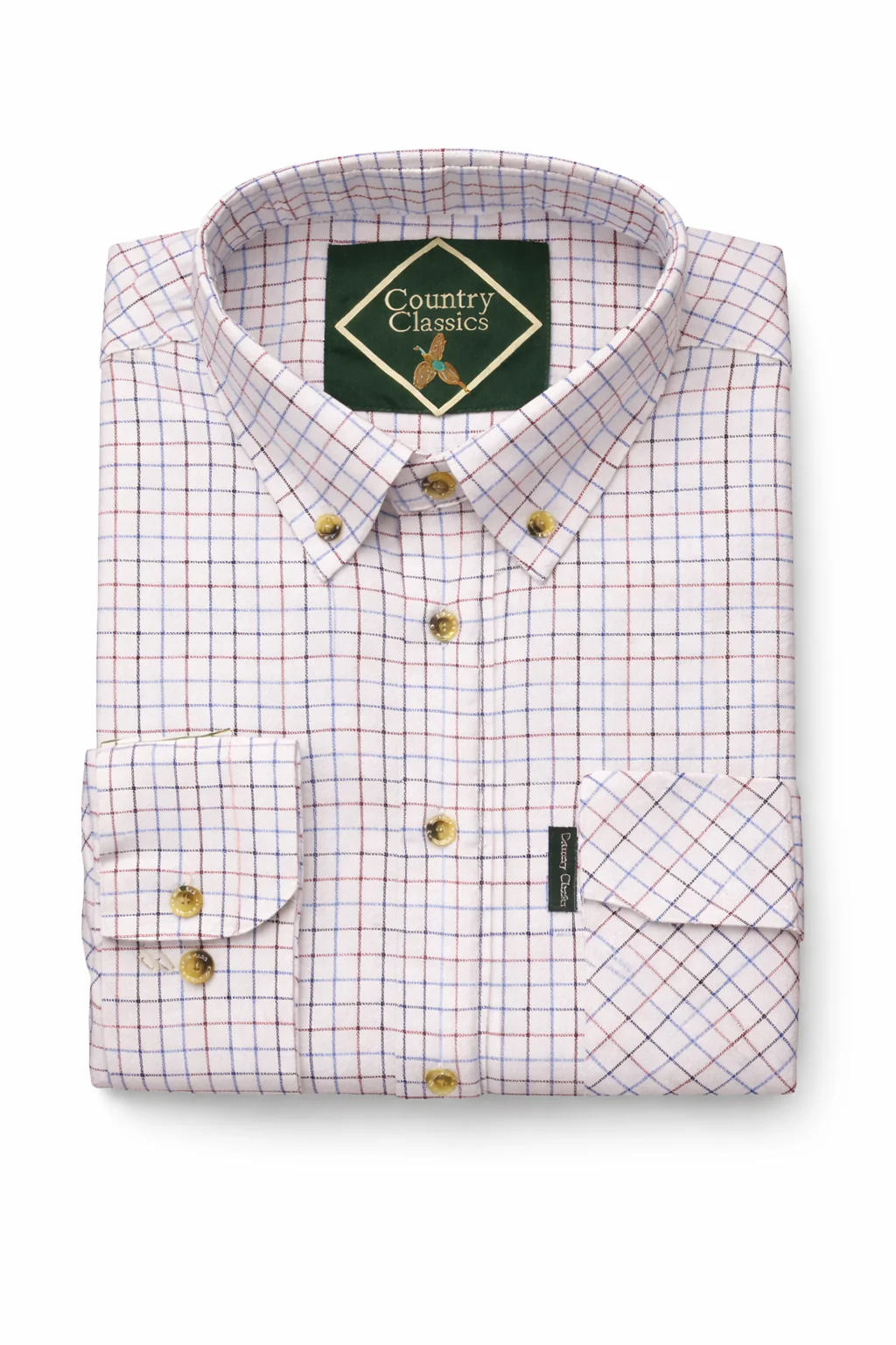 Country Classics Mens Long Sleeve Buttoned Down Collar Shirt - Cheltenham