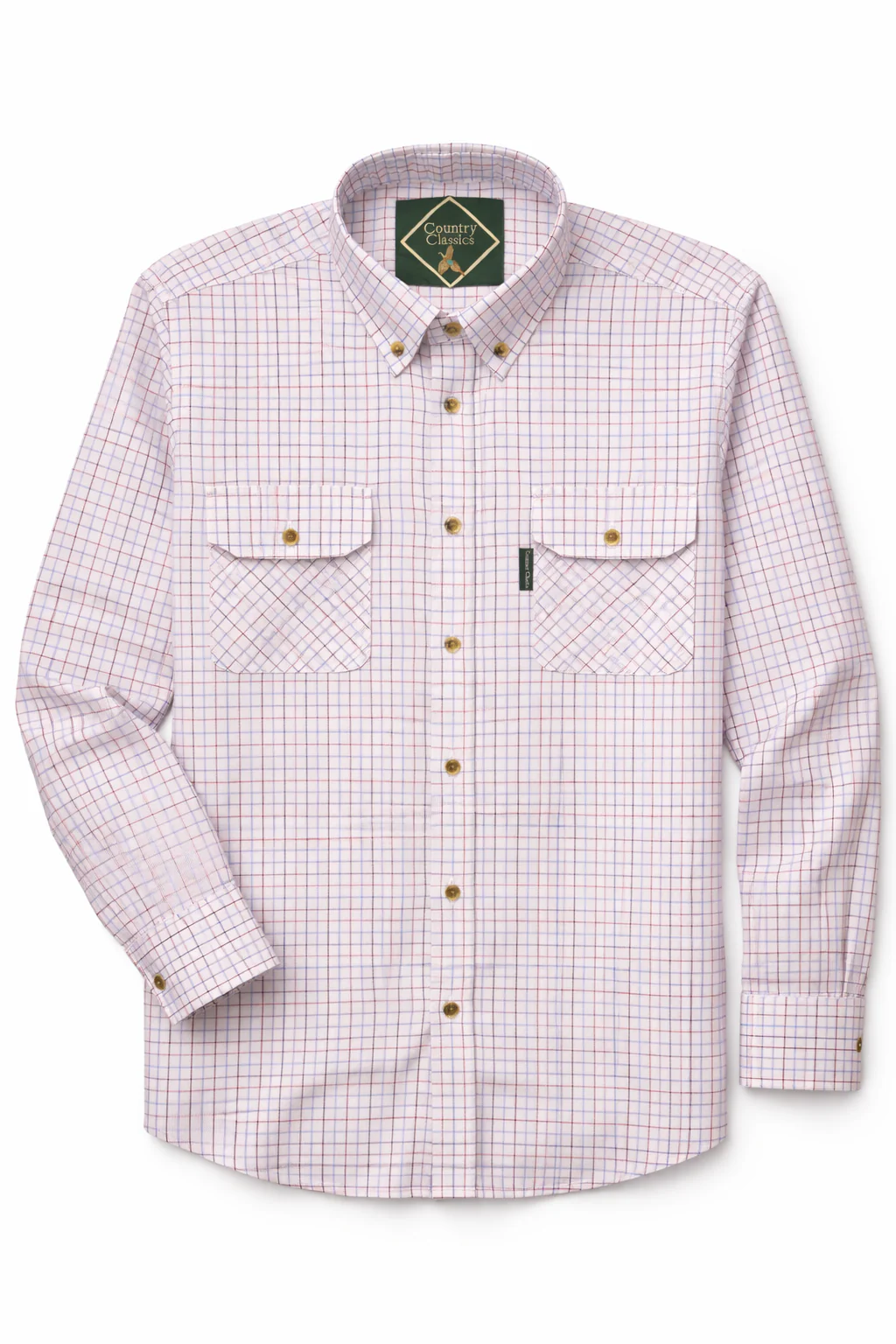 Country Classics Mens Long Sleeve Buttoned Down Collar Shirt - Cheltenham - Image 2