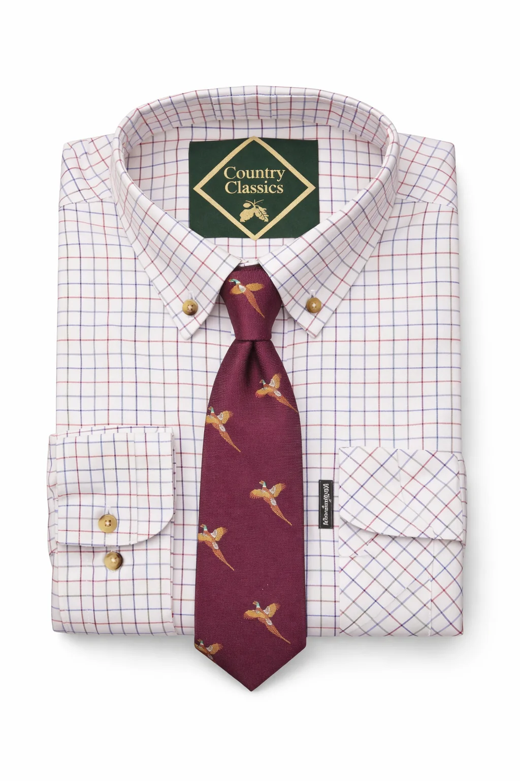 Country Classics Mens Long Sleeve Buttoned Down Collar Shirt - Cheltenham - Image 5