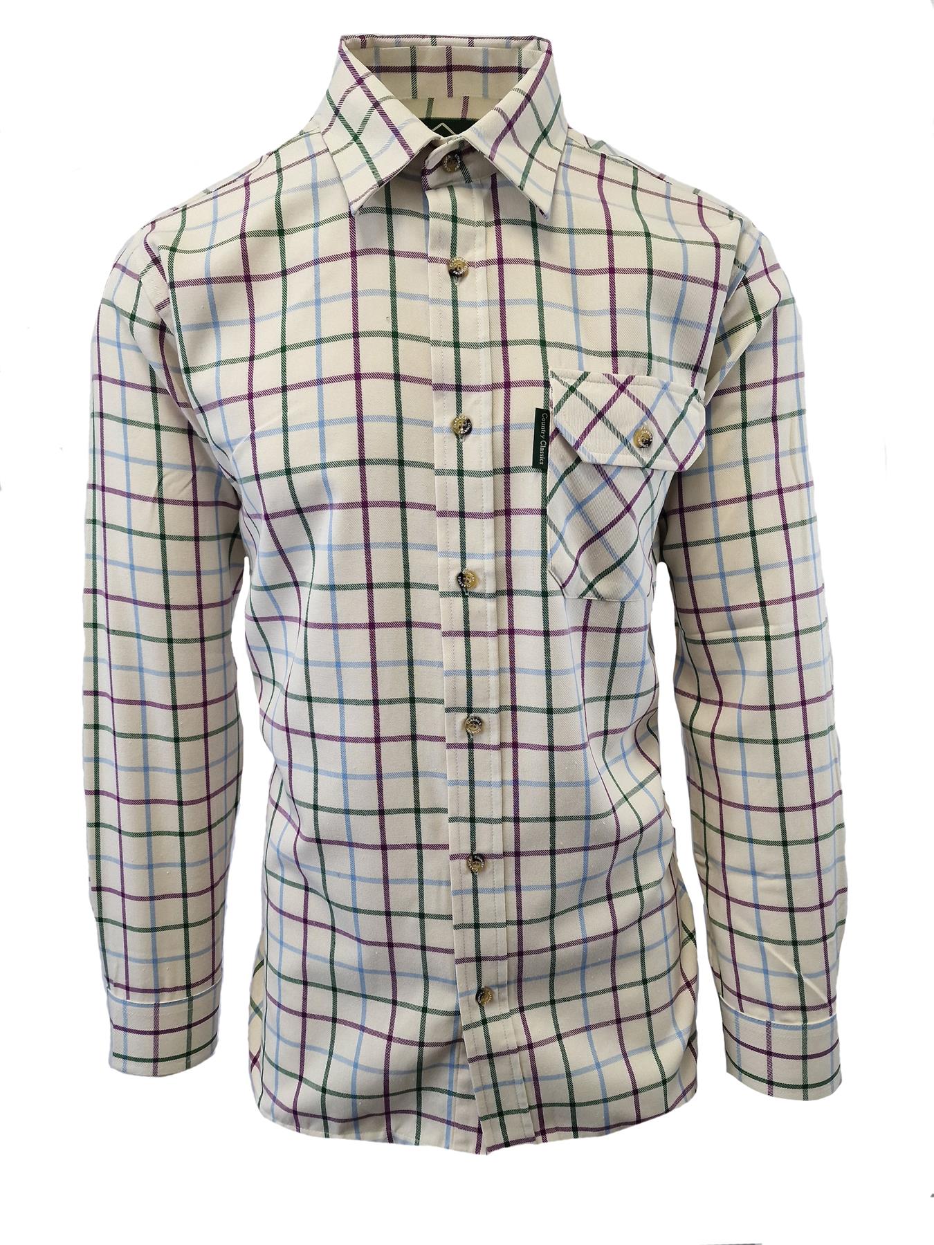 Country Classics Mens Long Sleeve Check Shirt - Doncaster - Image 2