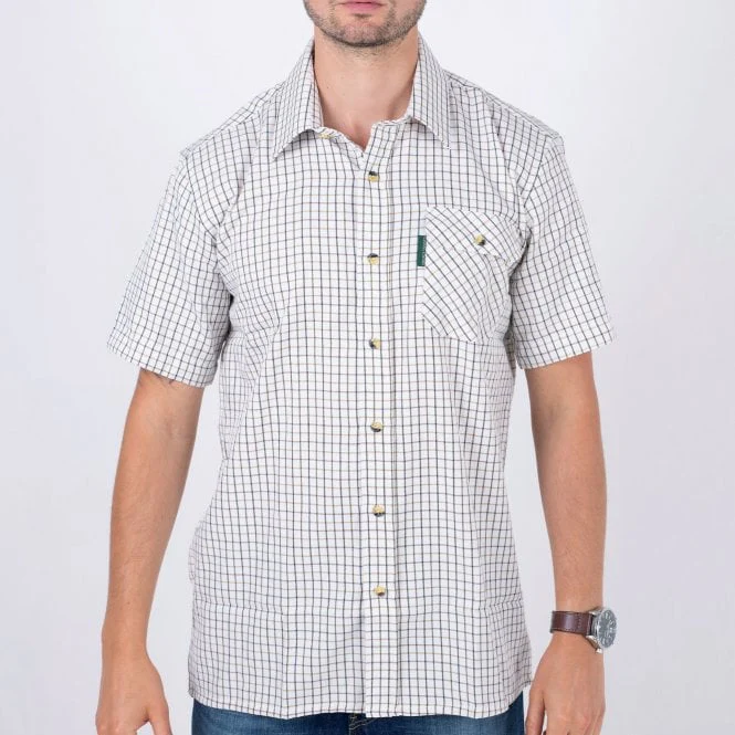 Country Classics Mens Short Sleeve Check Shirt - Tattersall - Image 2