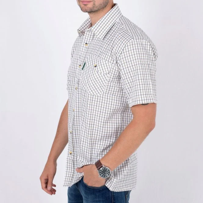 Country Classics Mens Short Sleeve Check Shirt - Tattersall - Image 3