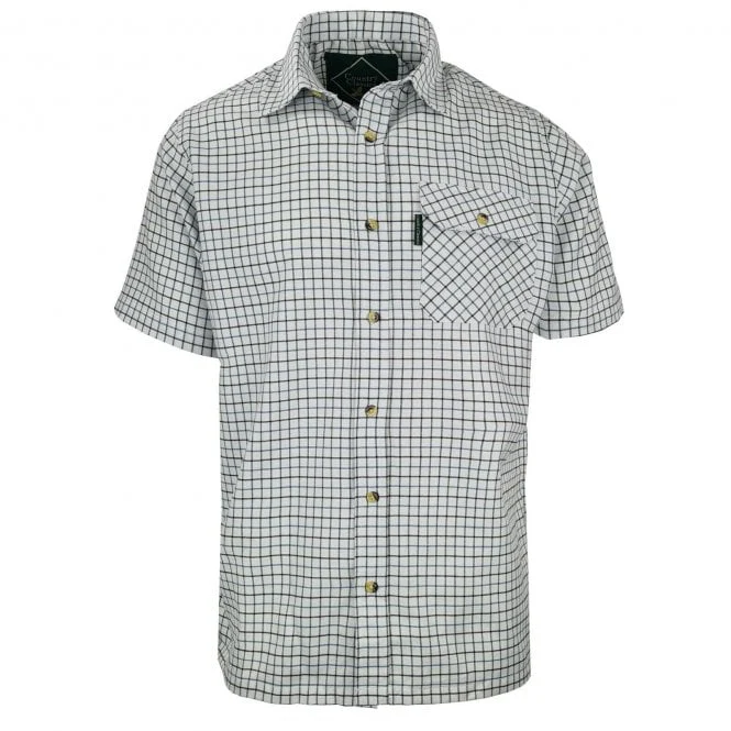 Country Classics Mens Short Sleeve Check Shirt - Tattersall - Image 5