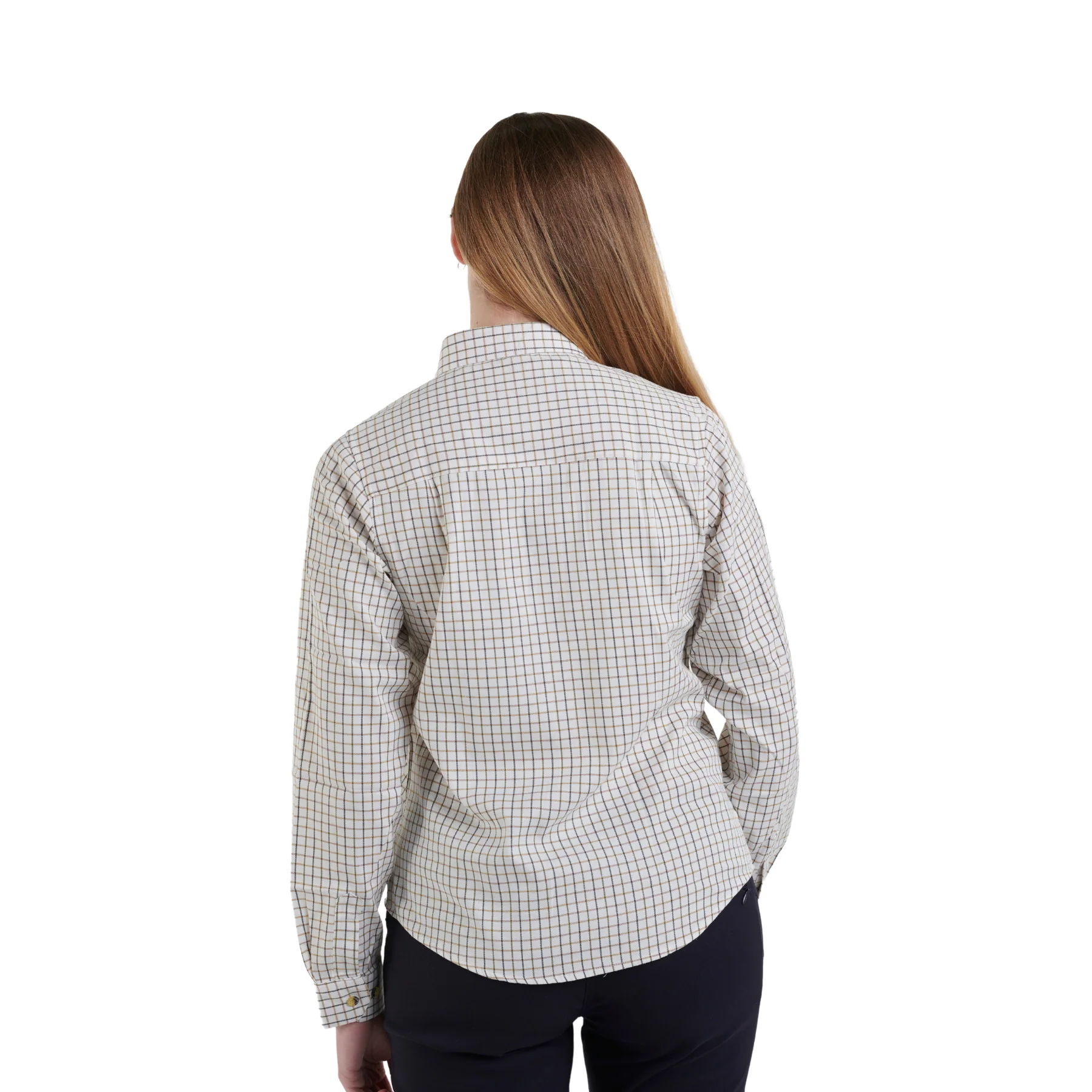 Country Classics Womens Check Long Sleeve Shirts - Tattersall Green - Image 2