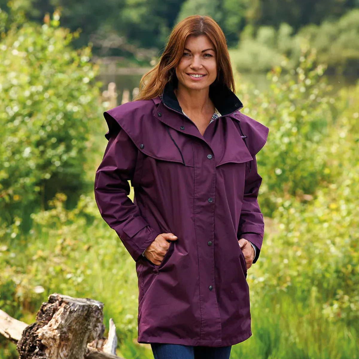Country Estate Womens Windsor Waterproof Riding Coat - Image 3
