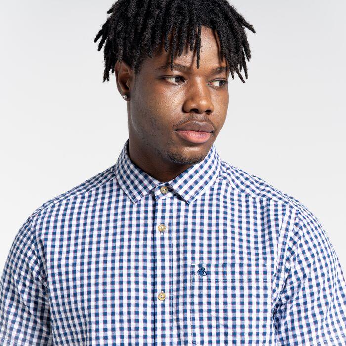 Craghoppers Mens Centro Short Sleeve Cotton Crinkle Walking Shirt - Image 3