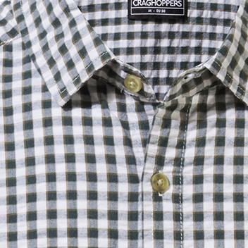 Craghoppers Mens Centro Short Sleeve Cotton Crinkle Walking Shirt - Image 4