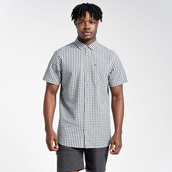 Craghoppers Mens Centro Short Sleeve Cotton Crinkle Walking Shirt - Image 5
