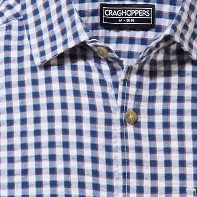Craghoppers Mens Centro Short Sleeve Cotton Crinkle Walking Shirt - Image 6
