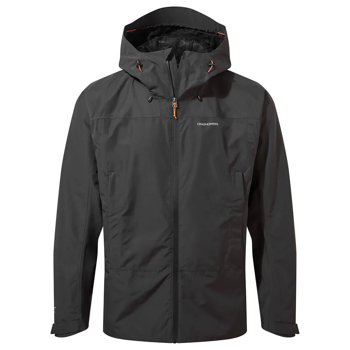 Craghoppers Mens Creevey Waterproof Breathable Recycled Hooded Jacket - Image 2