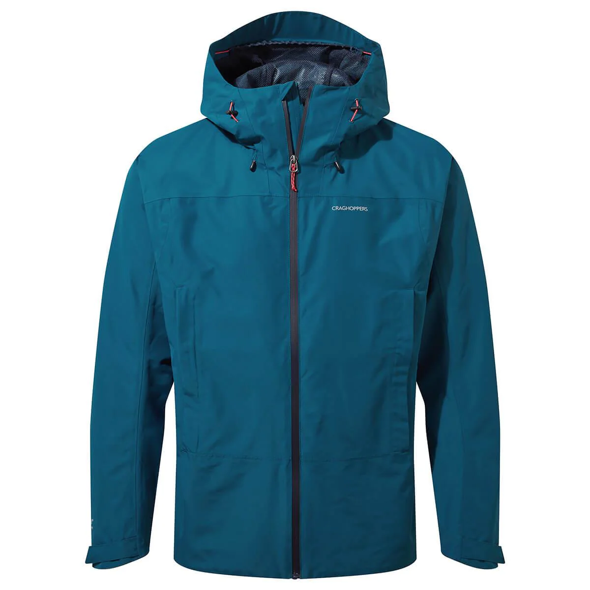 Craghoppers Mens Creevey Waterproof Breathable Recycled Hooded Jacket - Image 3