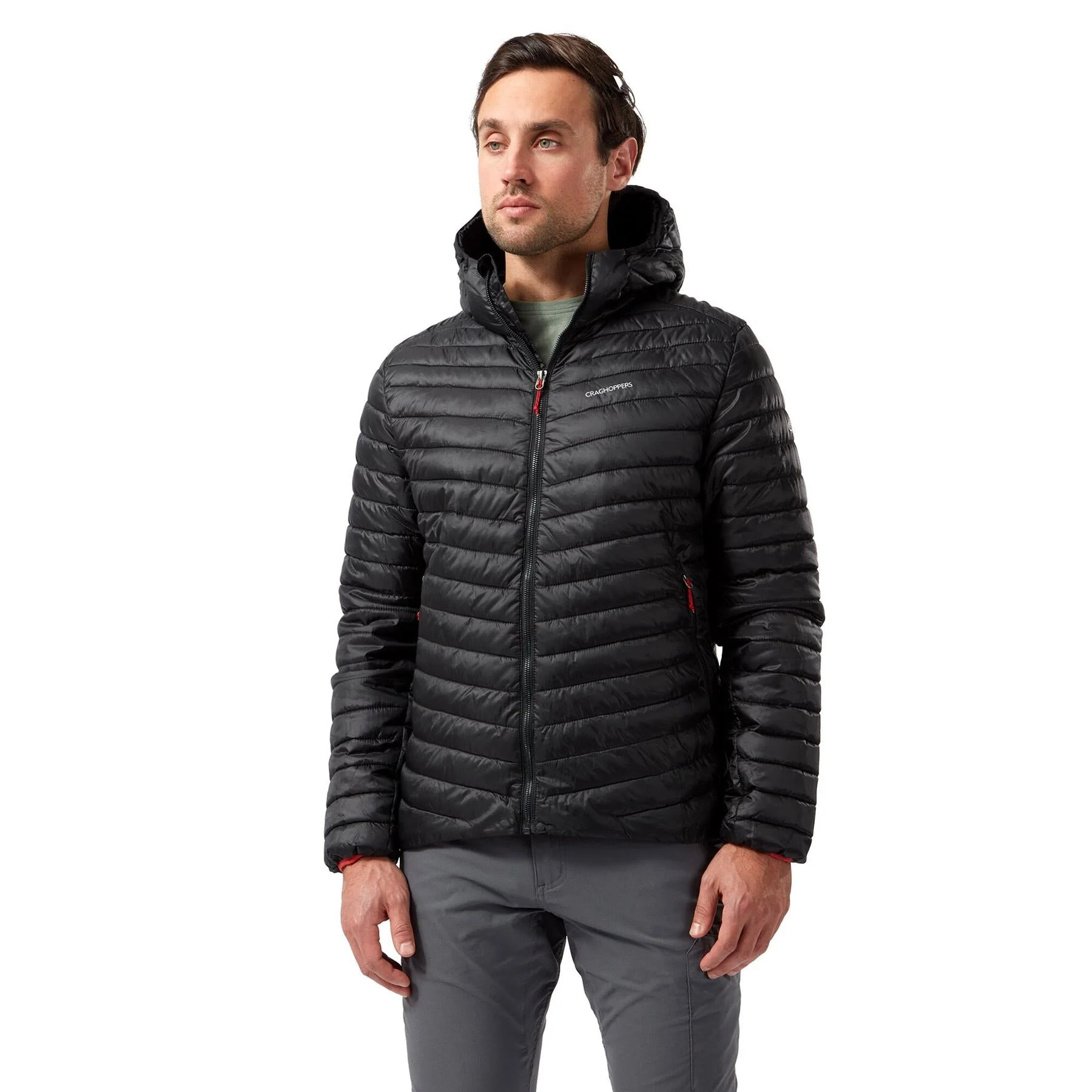 Craghoppers Mens ExpoLite Hooded Outdoor Jacket Coat ThermoPro - Image 2