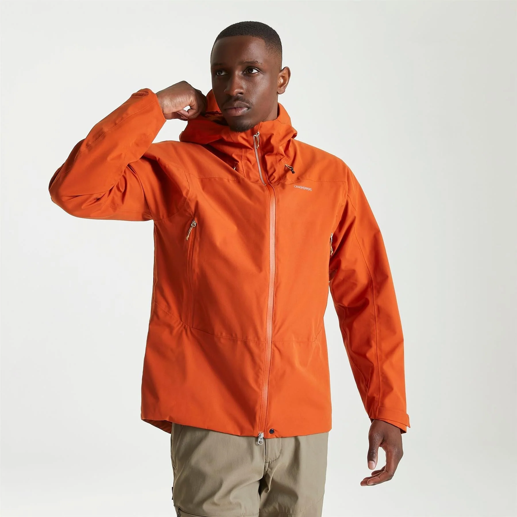 Craghoppers Mens Gryffin Waterproof Breathable Jacket - Image 2