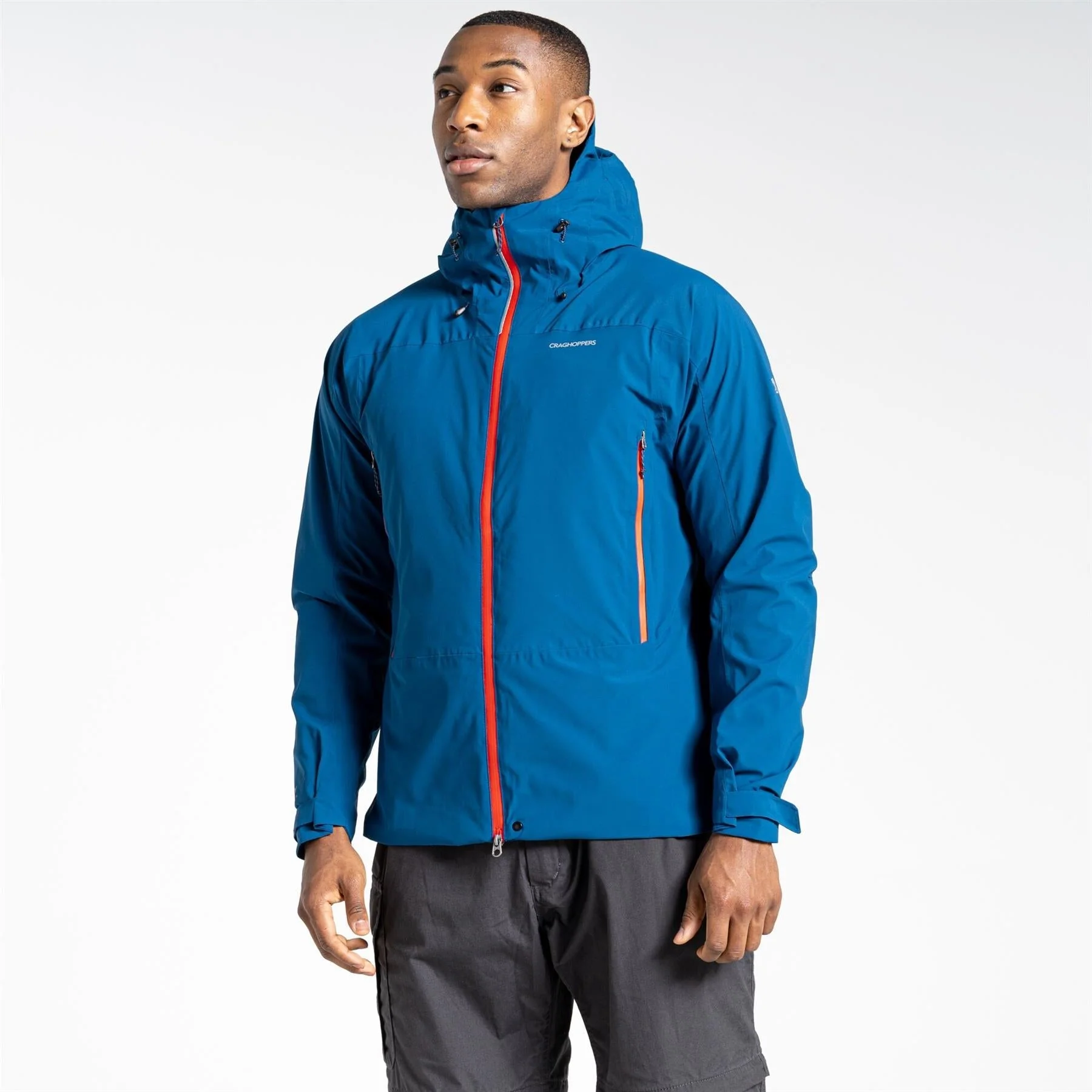 Craghoppers Mens Gryffin Waterproof Breathable Jacket - Image 4