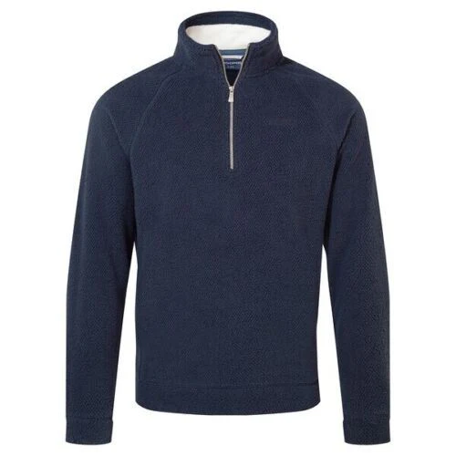 Craghoppers Mens Hayden Half Zip Snuggle Bobble Soft Warm Fleece Top - Image 3