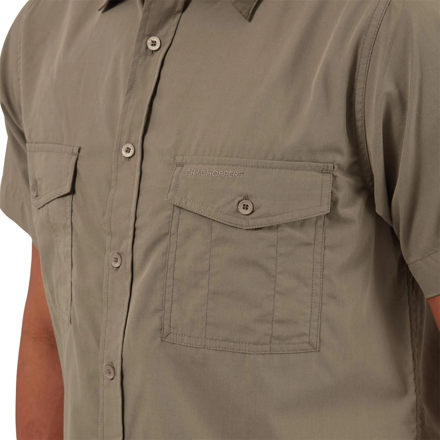 Craghoppers Mens Kiwi Short Sleeved Shirt Nosi Defense - Image 60