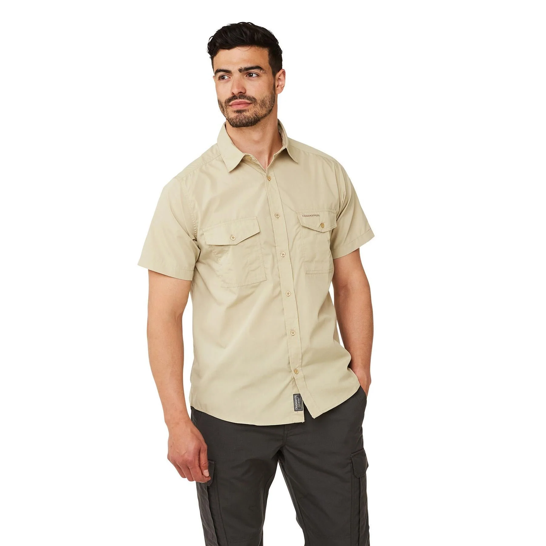 Craghoppers Mens Kiwi Short Sleeved Shirt Nosi Defense - Image 65