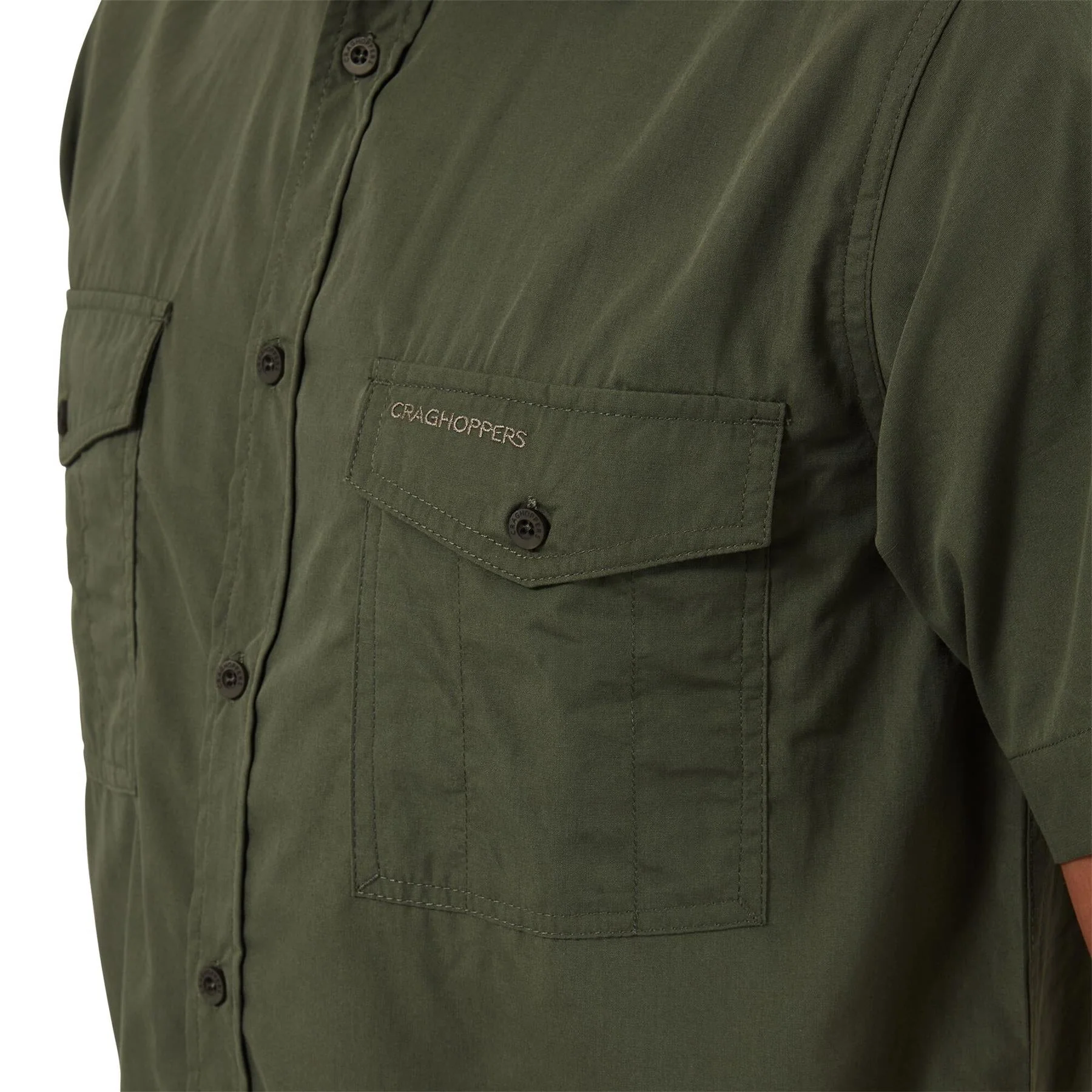 Craghoppers Mens Kiwi Short Sleeved Shirt Nosi Defense - Image 99