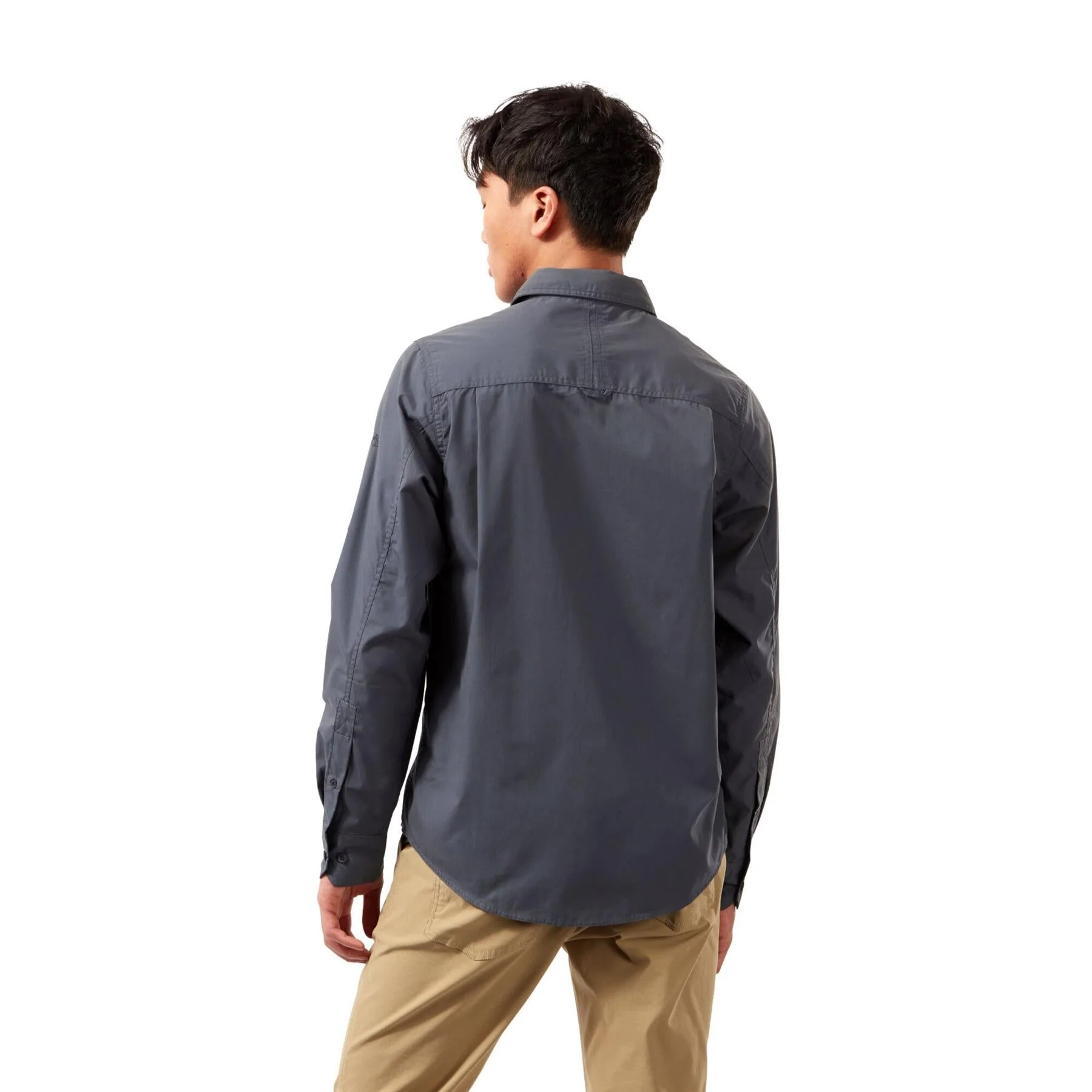 Craghoppers Mens New Kiwi Long Sleeved Shirt Walking Nosi Defence Travel - Image 102