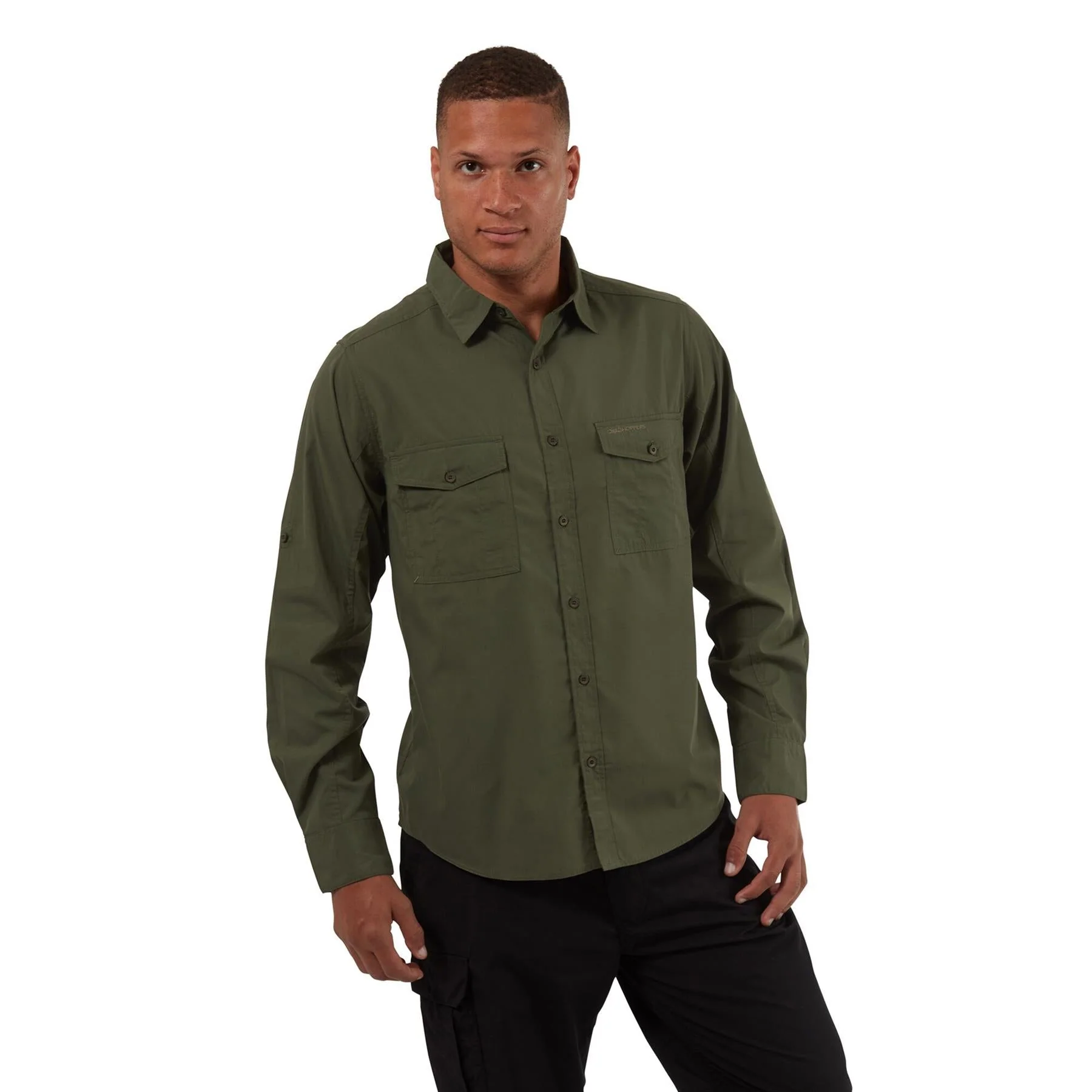 Craghoppers Mens New Kiwi Long Sleeved Shirt Walking Nosi Defence Travel - Image 25