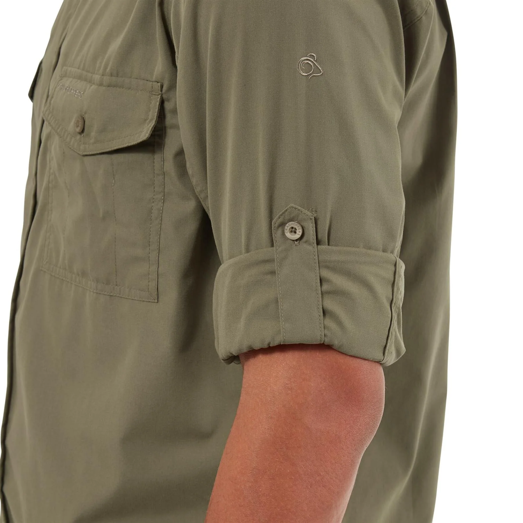 Craghoppers Mens New Kiwi Long Sleeved Shirt Walking Nosi Defence Travel - Image 29