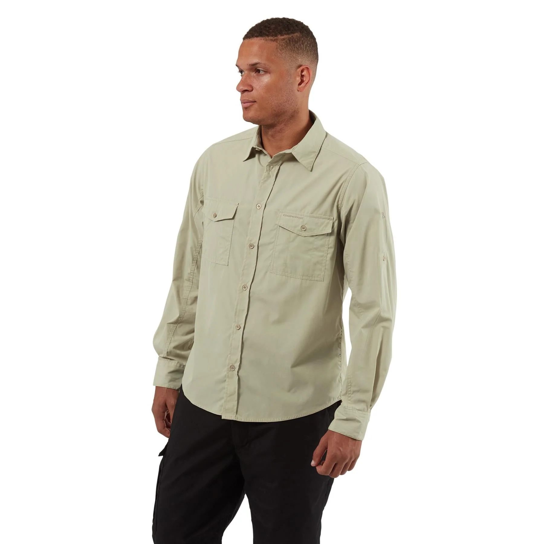 Craghoppers Mens New Kiwi Long Sleeved Shirt Walking Nosi Defence Travel - Image 36