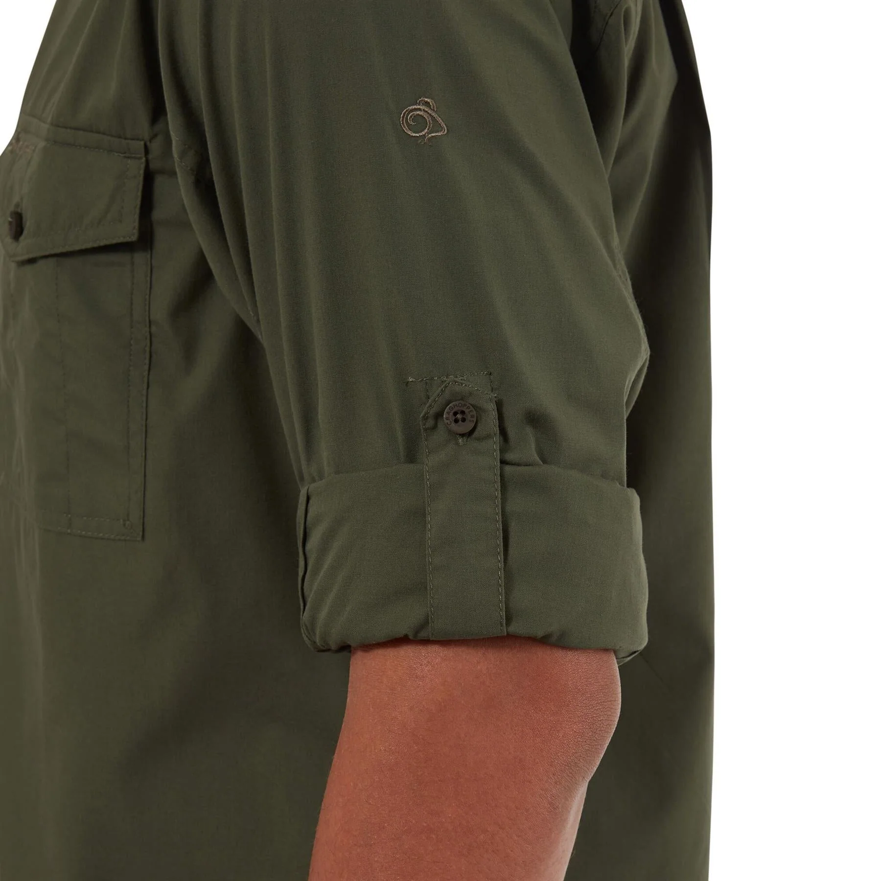 Craghoppers Mens New Kiwi Long Sleeved Shirt Walking Nosi Defence Travel - Image 39