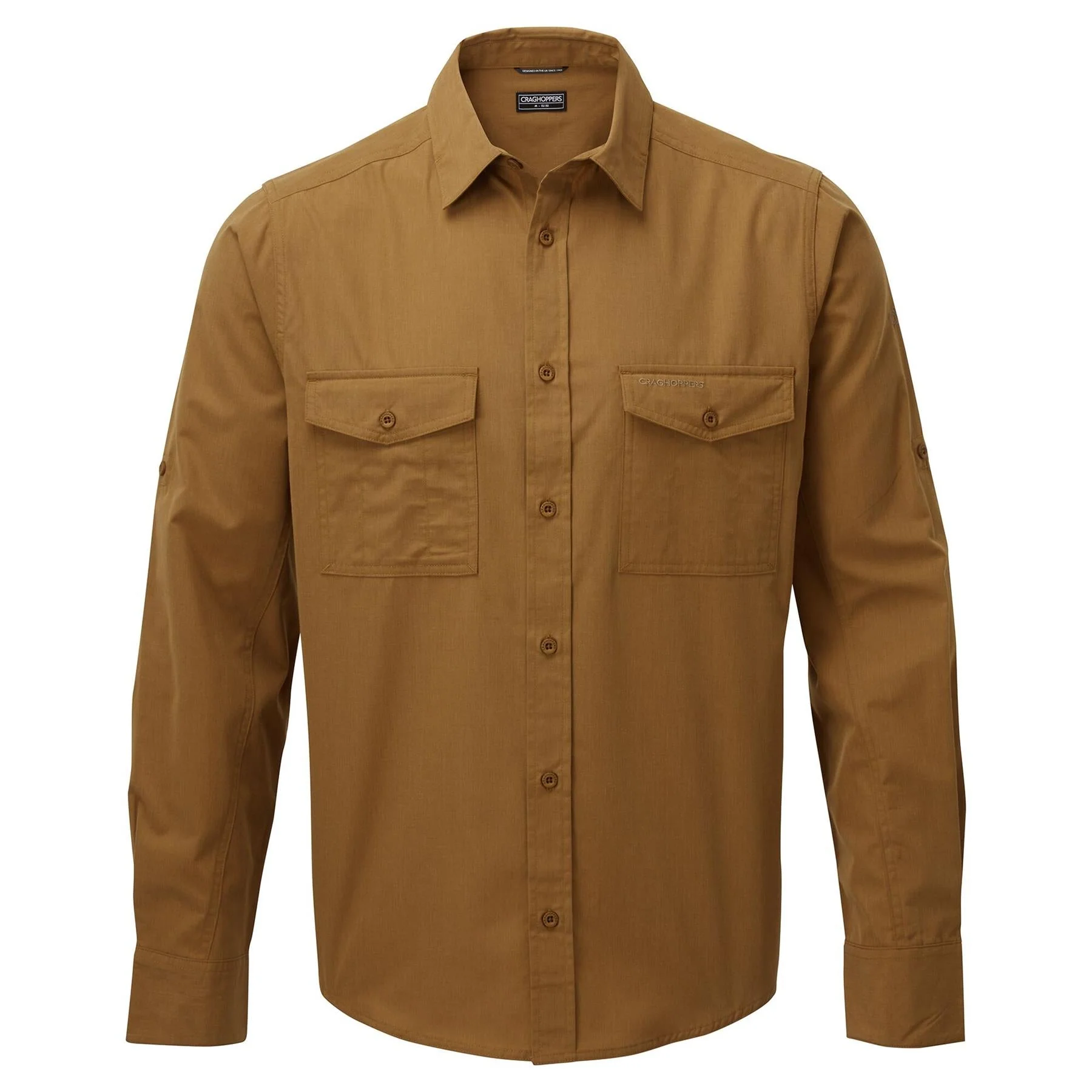 Craghoppers Mens New Kiwi Long Sleeved Shirt Walking Nosi Defence Travel - Image 48