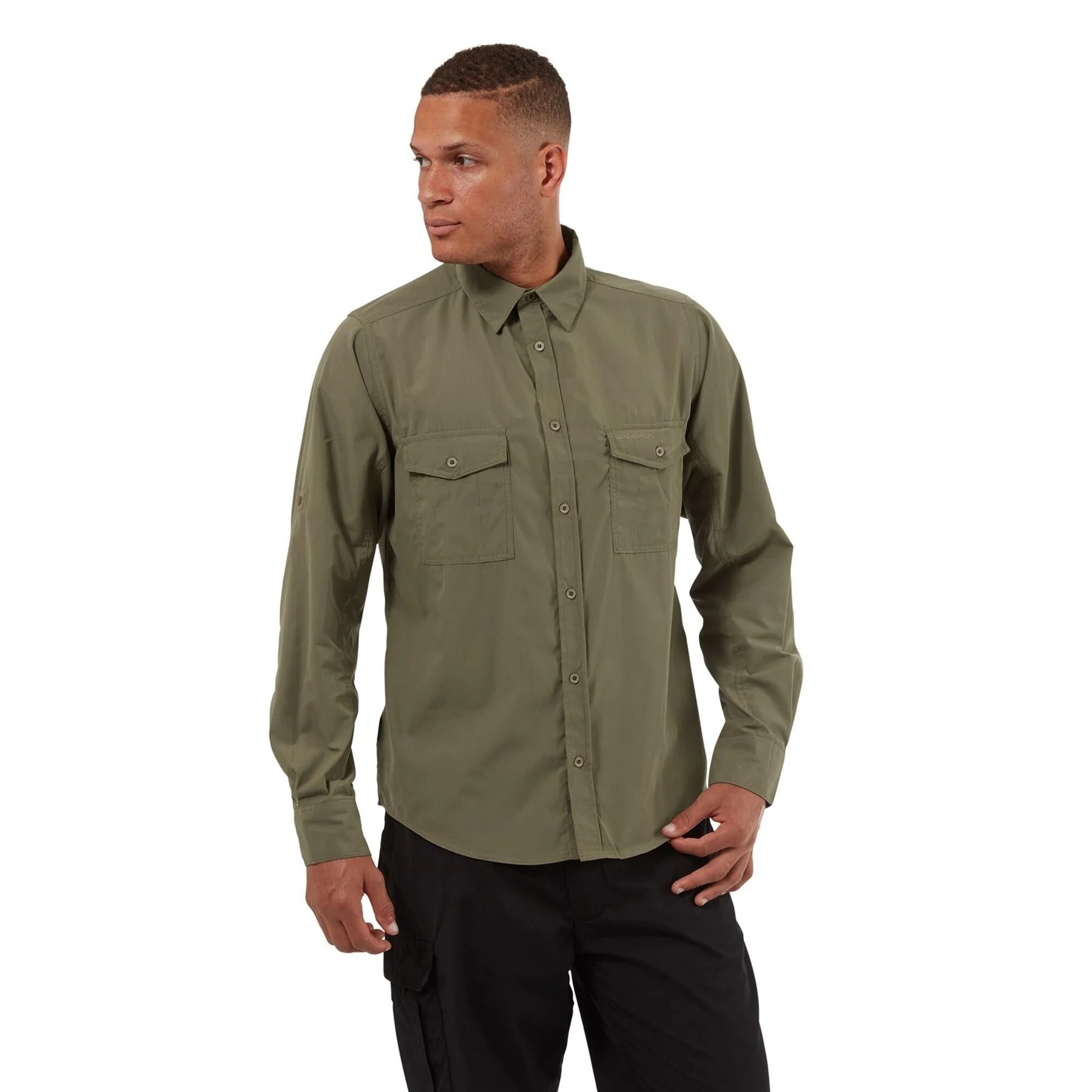 Craghoppers Mens New Kiwi Long Sleeved Shirt Walking Nosi Defence Travel - Image 60