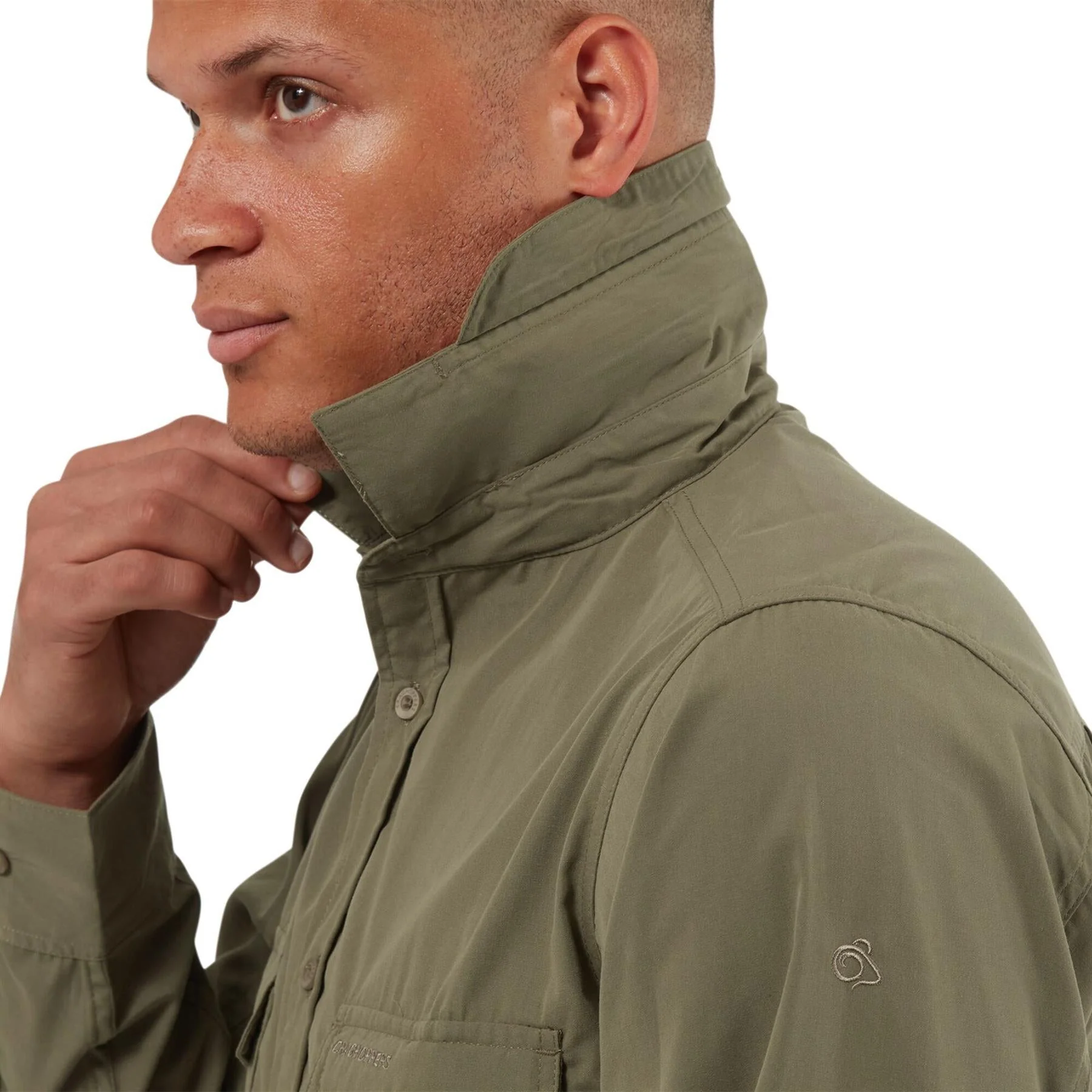 Craghoppers Mens New Kiwi Long Sleeved Shirt Walking Nosi Defence Travel - Image 61