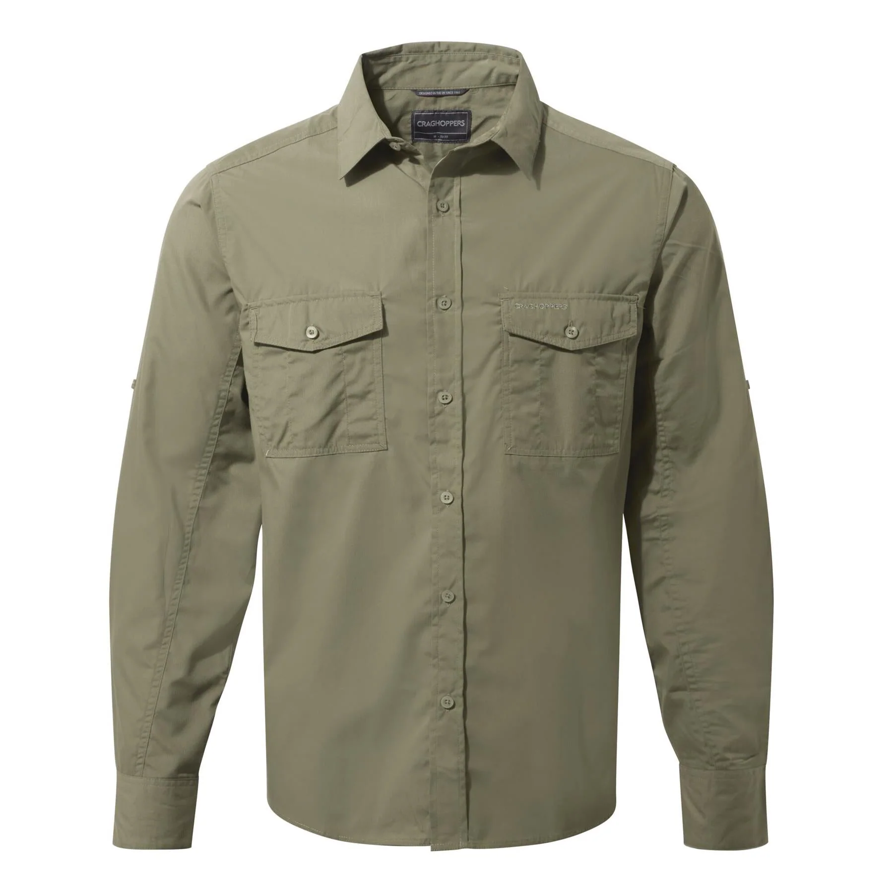 Craghoppers Mens New Kiwi Long Sleeved Shirt Walking Nosi Defence Travel - Image 67