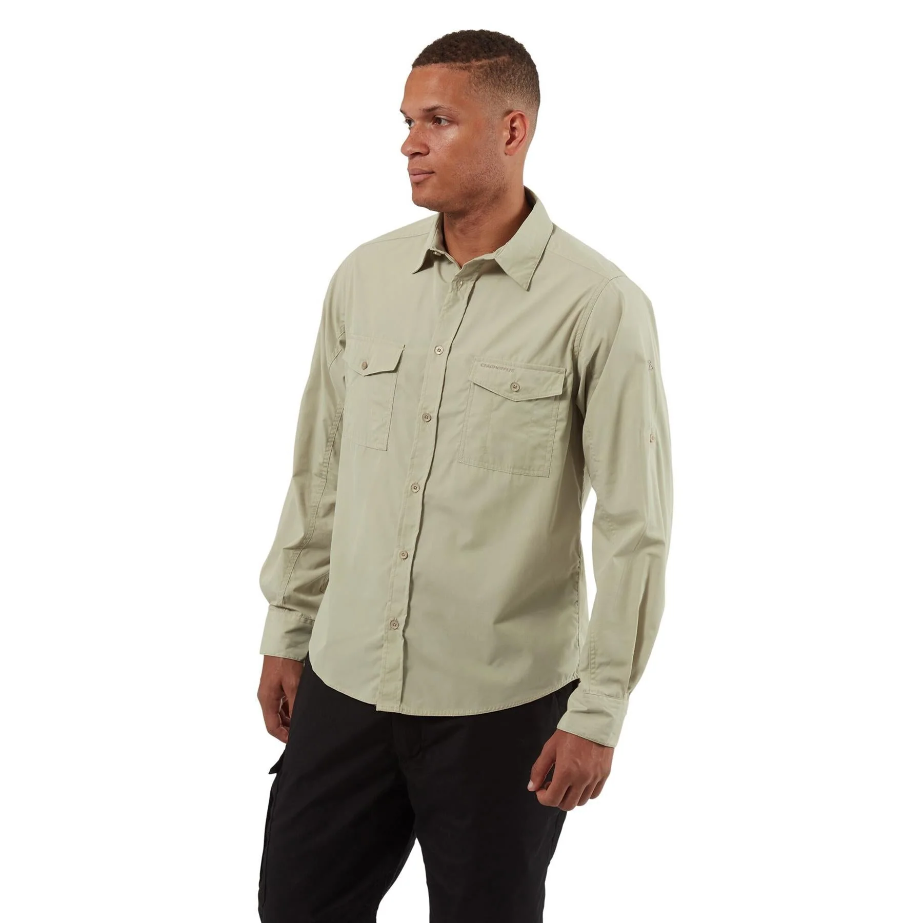 Craghoppers Mens New Kiwi Long Sleeved Shirt Walking Nosi Defence Travel - Image 73
